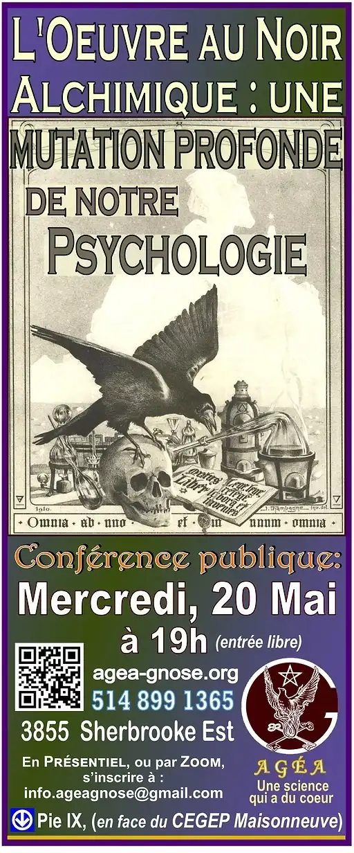 L'oeuvre au noir Alchimique: mutation profonde de notre psycho