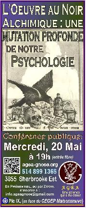 L'oeuvre au noir Alchimique: mutation profonde de notre psycho