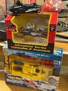 Vintage  selection of Polaris Snowmobile Die Cast Toys