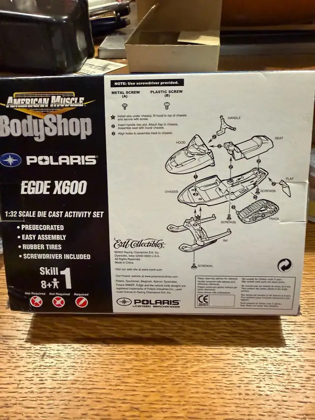 Vintage  selection of Polaris Snowmobile Die Cast Toys - Photo 6