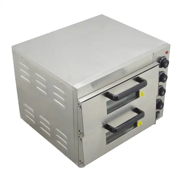 16''Commercial Double-decker Pizza Electric Oven 220V 3KW 056874 - Photo 3