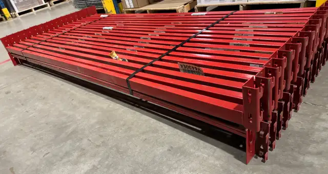 Used light duty wire mesh decks 42" x 46" and 8’ x 2"  beams - Photo 3