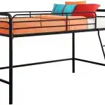 NEW BLACK LOFT BED FRAME WITH LADDER 331811 - Photo 5