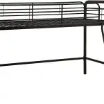 NEW BLACK LOFT BED FRAME WITH LADDER 331811 - Photo 6