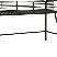 NEW BLACK LOFT BED FRAME WITH LADDER 331811 - Photo 6