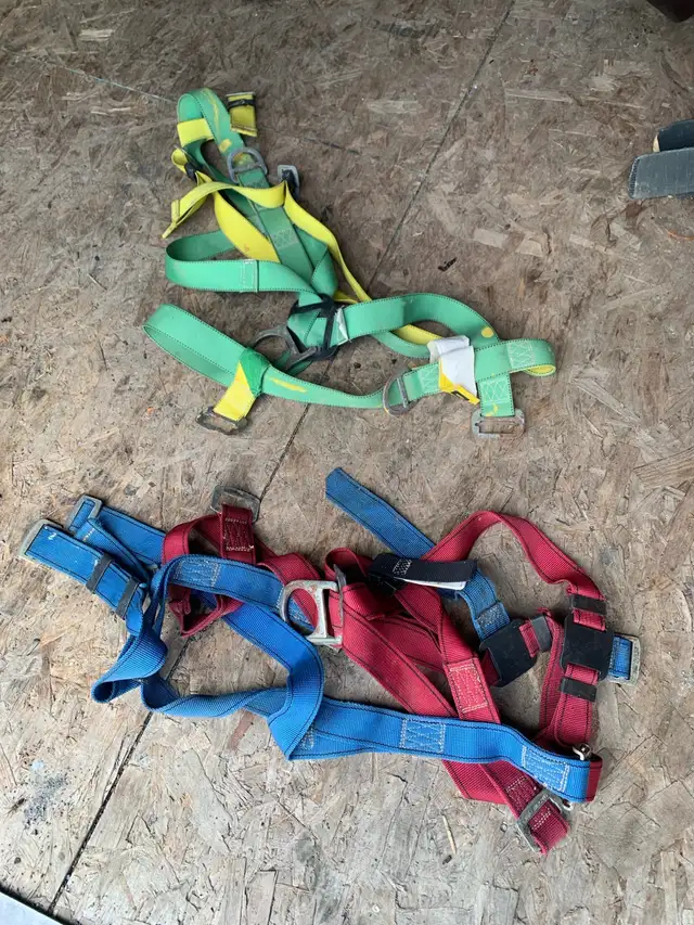 two fall safety harness/ 75 each