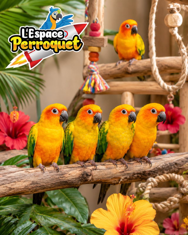 ⭐⭐ Bébé Conure Yellowside facteur rouge ⭐⭐ @The Parrot Space - Photo 5