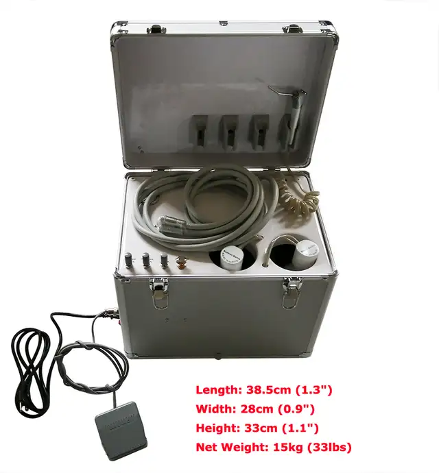 Portable Dental Unit BD-402Air Compressor Suction System 210064 - Photo 2