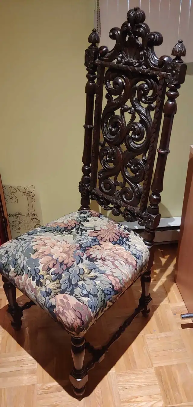 This antique chair late 19th century (circa 1870–1890)