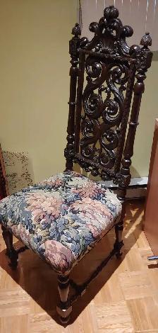 This antique chair late 19th century (circa 1870–1890)