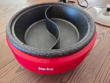 Starfrit The Rock Dual-Sided Electric Hot Pot - Non-Stick