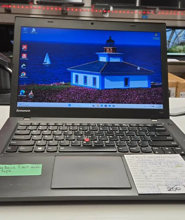 Laptop Lenovo ThinkPad T440 - i5-4300U 8Go RAM SSD NEUF 256Go