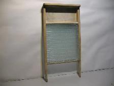 Vintage Glass Washboard, Made in Canada