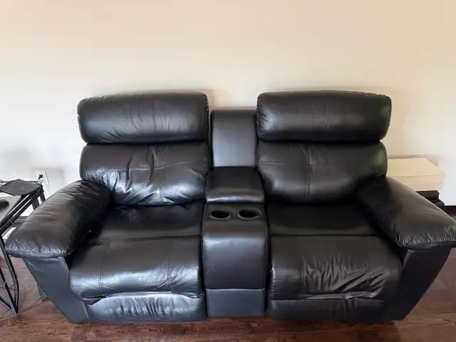 Leather Loveseat Recliner - 2 Available - Photo 3