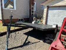 Flat bed trailer