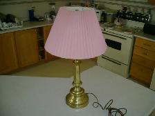BRASS  TABLE LAMP