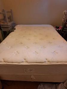 FREE DOUBLE BED WITH BOX SPRING AND FRAME MIDLAND