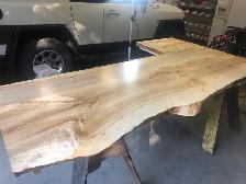 Live Edge Kiln Dried wood, Custom Milling, CNC, Finishing