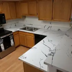 Kitchen Renovation Cabinets Countertops Backsplash - Photo 8