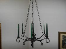 Chandelier en fer forgé