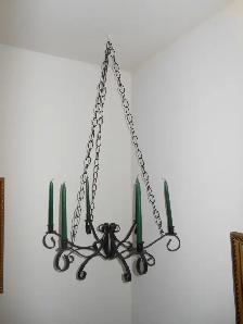 Chandelier en fer forgé - Photo 3
