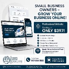 PROFESSIONAL BUSINESS WEBSITE – STARTING AT ONLY $397!
