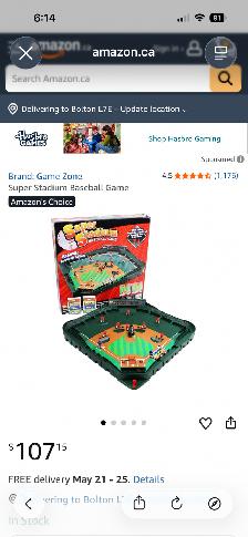 Game Zone "Super Stadium" Baseball Game (Original Box. COMPLETE) - Photo 8