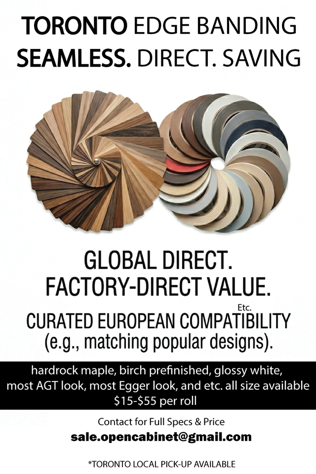 FACTORY DIRECT Edge Banding | $15 - $55 Per Roll | Save Big