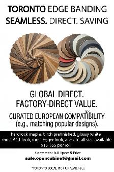 FACTORY DIRECT Edge Banding | $15 - $55 Per Roll | Save Big