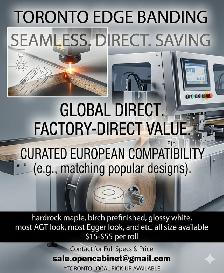 GTA Cabinet Makers: Stop Paying Retail. Factory-Direct Edge tape