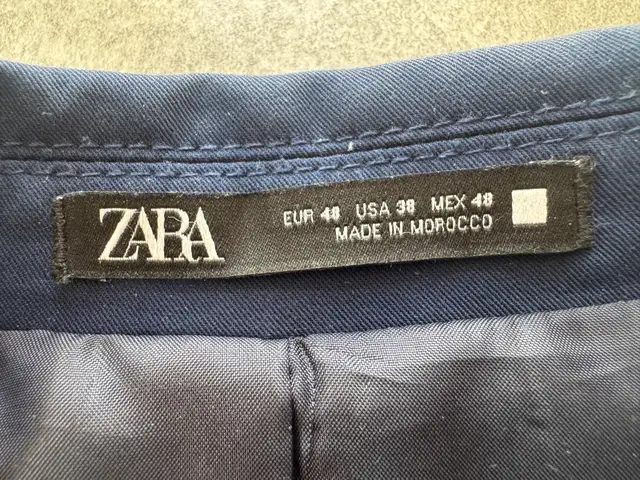 Young men’s suit blazer pants blue slim fit suit size 38 - Photo 5