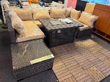 Brand New 8pcs Patio Furniture Set Firepit Table Special $869 - Photo 2