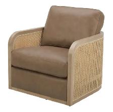 Leather swivel accent chairs set of 2 - Photo 6