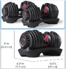 bowflex adjustable dumbbells