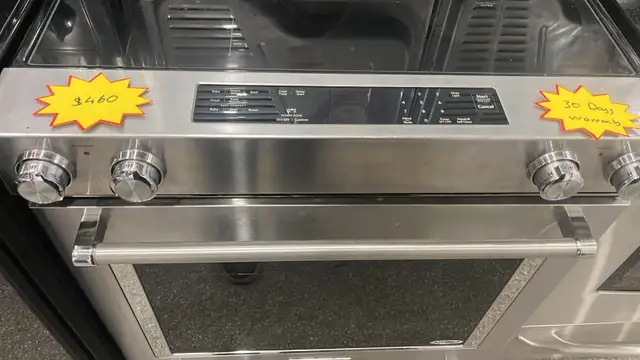 KitchenAid Flat Top 30" Stainless Stell Convection Stove - Photo 3