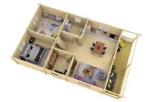 960 SQ FT | 2 Bedroom   Loft Cabin | Free Shipping Included - Photo 7