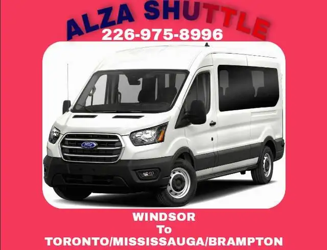8AM/WINDSOR to TORONTO/BRAMPTON DAILY ~ 226-975-8996