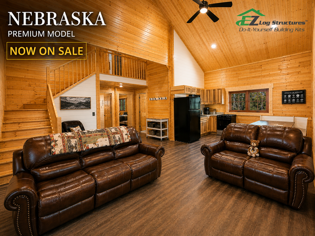 960 SQ FT | 2 Bedroom   Loft Cabin | Free Shipping Included