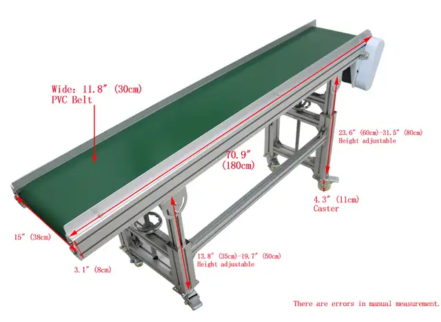70.8x11.8' Inclined Wall Industrial Belt Conveyor System230559 - Photo 2