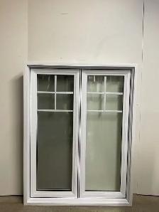 10896BP Fenêtre Battant PVC Blanc  Sans recouvrement int. 43x56