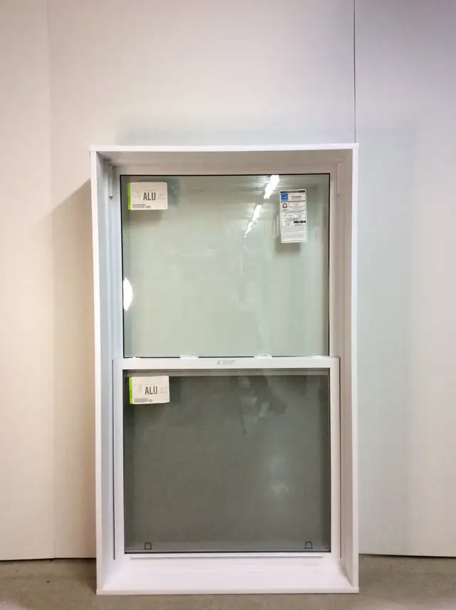 10335GP Fenêtre Guillotine PVC Blanc Guillotine simple 37 x 63 - Photo 2