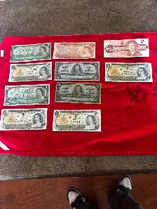 Old bank bills