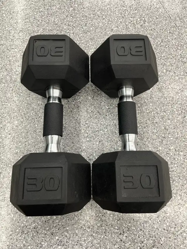 30 LB Hex Dumbells Pair