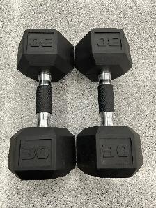 30 LB Hex Dumbells Pair