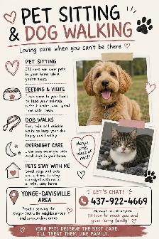 Pet Sitting and Dog Walking