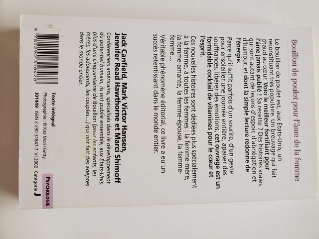 BOUILLON DEPOULET POUR L'AME DE LA FEMME 319 PAG 4 AUTEURS $5.00 - Photo 2