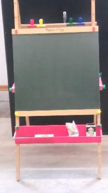 Melissa & Doug Deluxe Standing Multi-Use Art Easel on Wood Frame - Photo 3