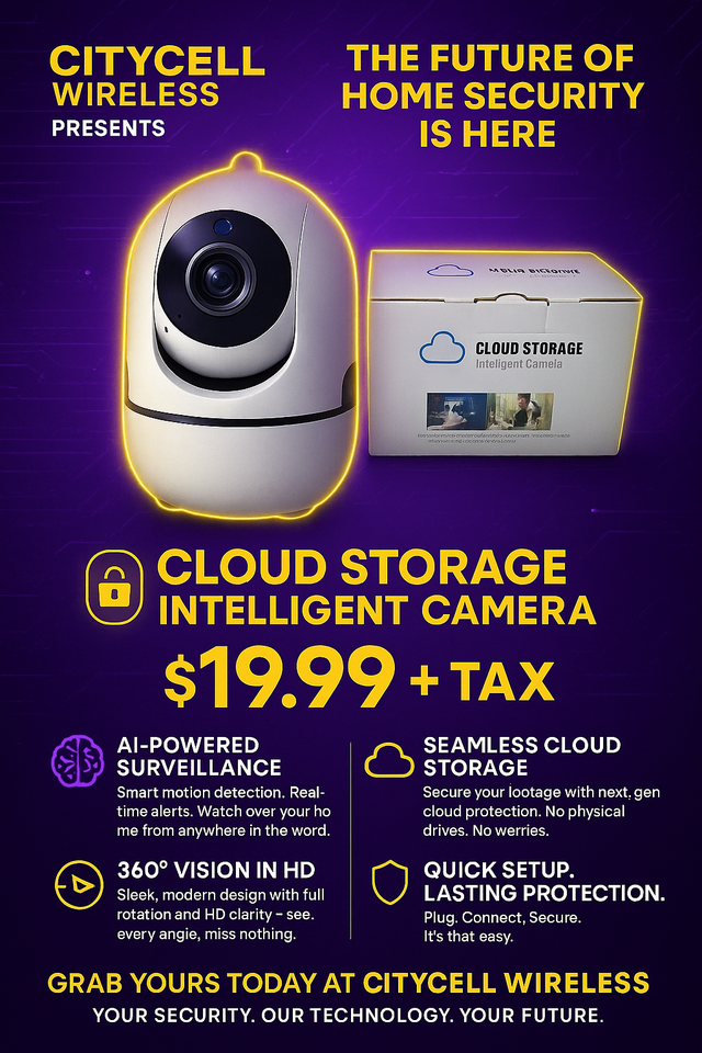 CLOUD STORAGE INTELLIGENT CAMERA