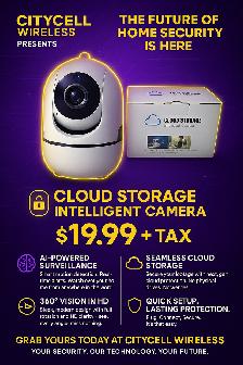 CLOUD STORAGE INTELLIGENT CAMERA