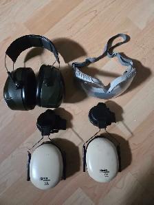 3m, Oris earmuffs,  safety goggles